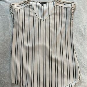 Express striped Black and White Blouse
